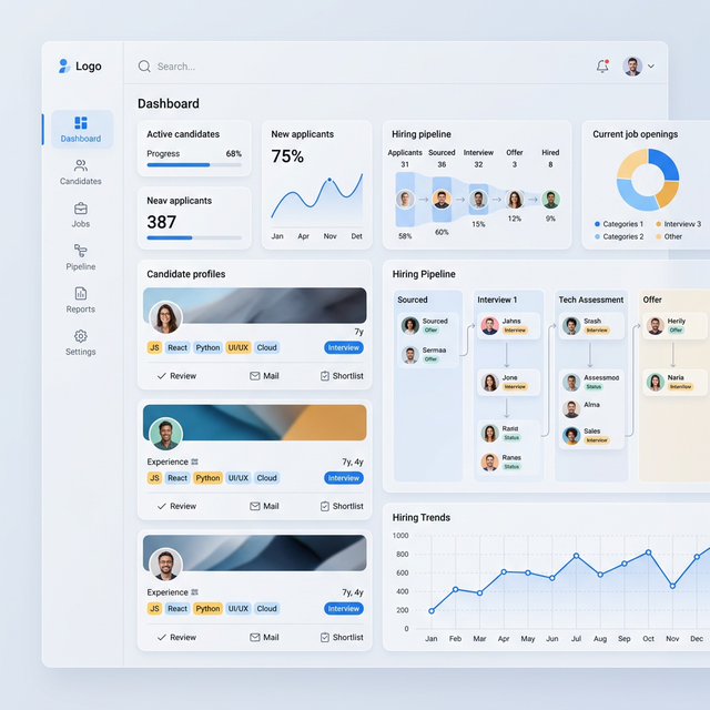 Employer Dashboard UI
